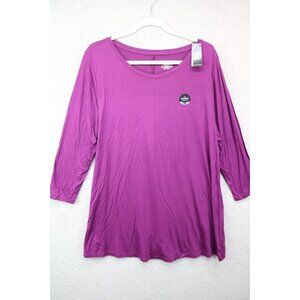 Lane Bryant The Swing Collection Purple 3/4 Sleeve Tunic-Size 14/16-New w/Tags